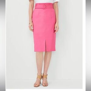 Ann Taylor pink pencil skirt size 12